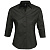 Рубашка женская с рукавом 3/4 Effect 140, черная - миниатюра - рис 2.