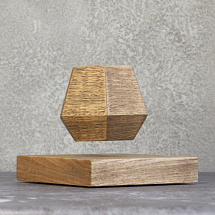 Парящий горшок Leplant Wood тёмный (для растений)