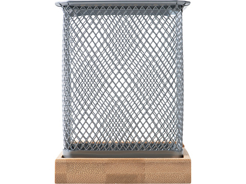 Подставка для ручек и телефона Fika, натуральный/серый - рис 5.