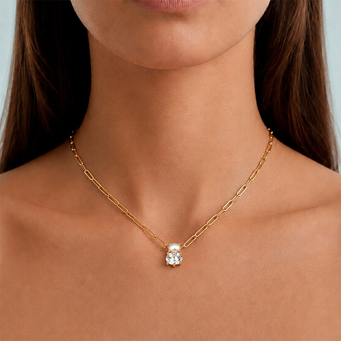 Колье  SERAFINE SG CRYSTAL_WHITE PEARL - рис 3.