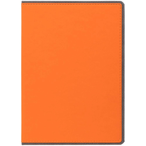 Ежедневник Frame, недатированный, оранжевый с серым - рис 4.