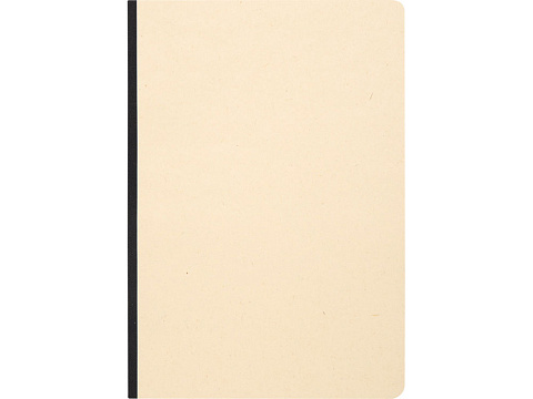 Блокнот из сахарного тростника и RPET А5 Liliana, натуральный/черный - рис 3.