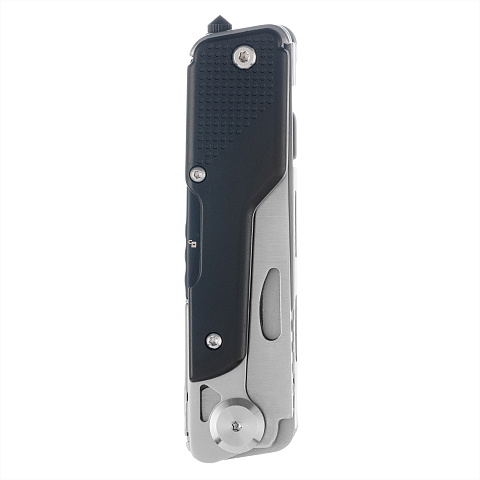 Мультитул Stinger, 105 х 26 мм, 6 функций, нержавеющая сталь/АБС-пластик, серебристый/черный, в комплекте нейлоновый чехол, в картонной коробке - рис 6.