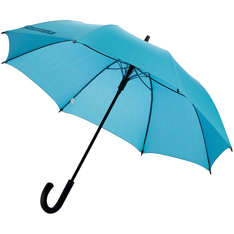 Зонт-трость Undercolor с цветными спицами, бирюзовый - рис 2.