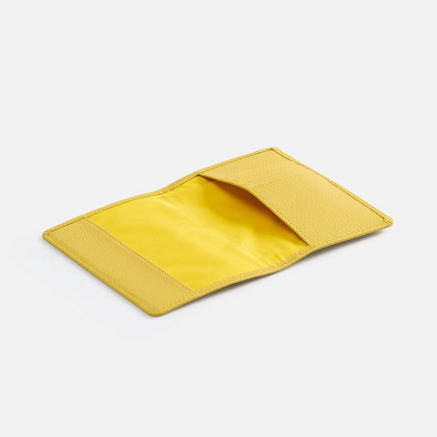 Обложка для паспорта Unison, желтая - рис 4.