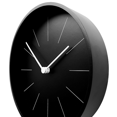 Часы настенные Berne, черные - рис 3.