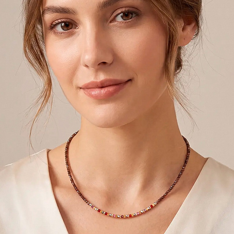 Колье Brown-Red - рис 3.