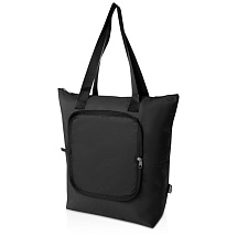 EcoFold Складная сумка-холодильник из RPET 15 л - Сплошной черный