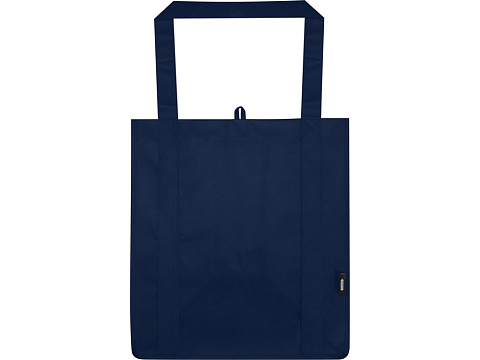 Liberty эко-сумка с прочным днищем объемом 6 л из нетканого материала, переработанного по стандарту GRS, синий navy - рис 2.