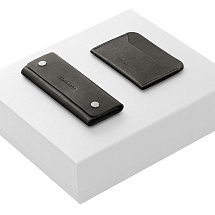 Подарочный набор Long River: картхолдер, ключница, белая коробка