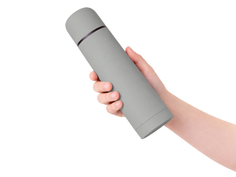 Термос Ямал Soft Touch, 500мл, серый - рис 7.