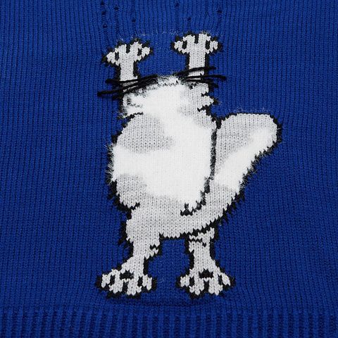 Джемпер Sharpick, темно-синий (кобальт) - рис 7.