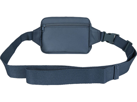 Трип Эви дорожная сумка через плечо из переработанного материала GRS объемом 1 л, серо-синий - рис 3.