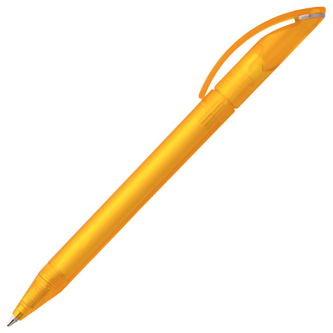 Ручка шариковая Prodir DS3 TFF Ring, желтая с серым - рис 3.