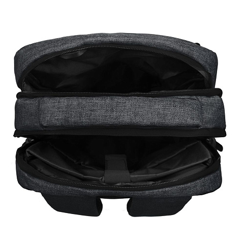 Рюкзак для ноутбука The First, темно-серый - рис 6.