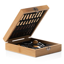 Набор для вина с шахматами ФРЕСНО