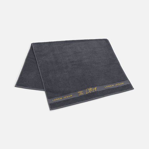 Полотенце на заказ Surpass с логотипом в бордюре, большое - рис 4.