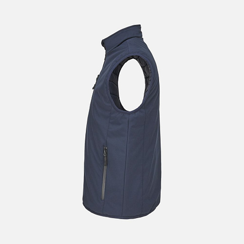 Жилет софтшелл унисекс Falcon BW, синий - рис 4.