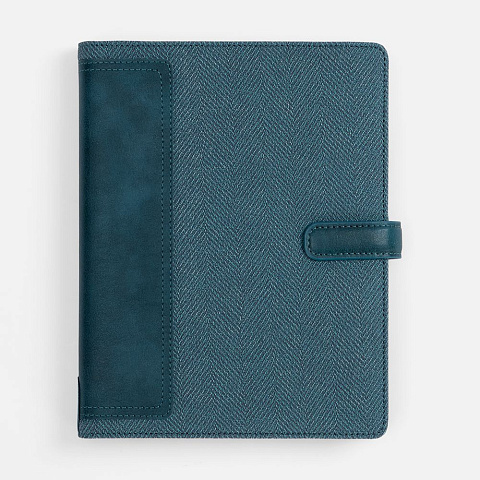 Ежедневник-органайзер Twill, недатированный, синий - рис 2.