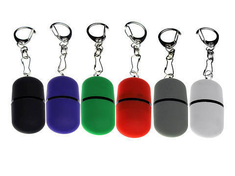 Флешка Goutte Soft-touch на 4 Гб, серый - рис 4.