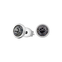 Пусеты Crystal Silver Night Fiore Luna SWE297 CSN S