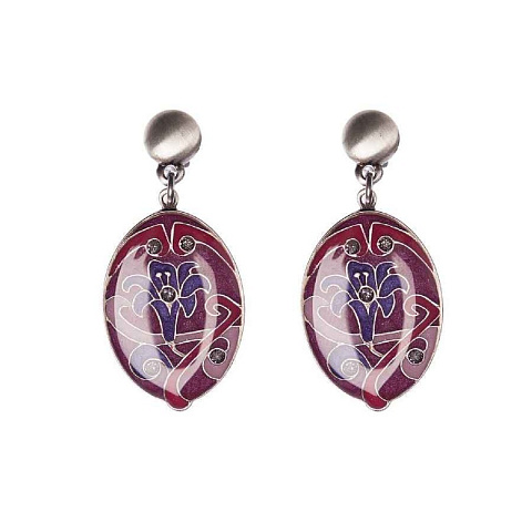 Серьги лилия Clara Bijoux A77358 V