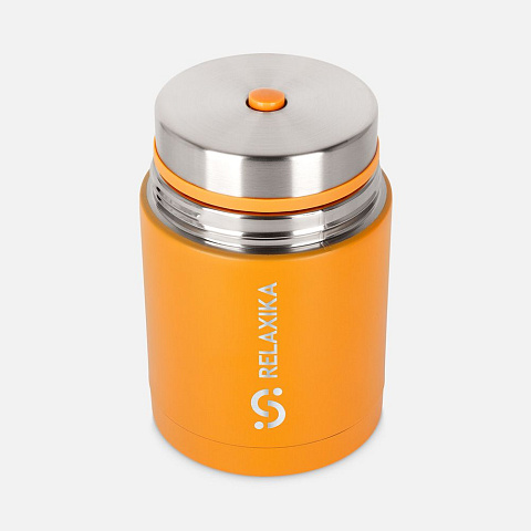 Термос для еды Relaxika 700, желтый - рис 4.