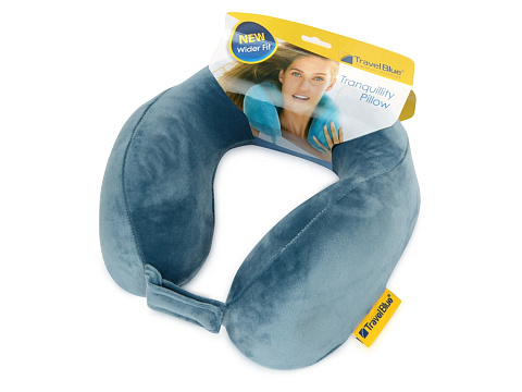 Подушка набивная Travel Blue Tranquility Pillow, синий - рис 3.