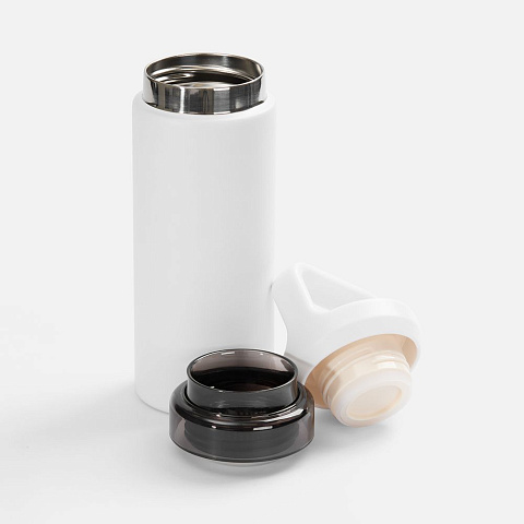 Термостакан Leval с ситечком, белый - рис 3.