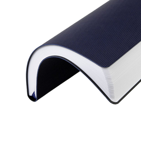 Ежедневник Knit, недатированный, темно-синий - рис 7.