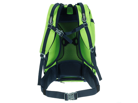 Туристический рюкзак TORBER КЕМПИНГ, синий/салатовый, полиэстер, 36 х 54 х 16 см - рис 4.