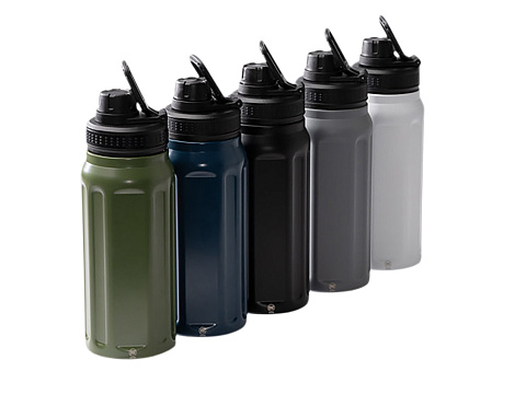 Термос с двойными стенками NOBLEK/НОБЛЕК, серый - рис 3.