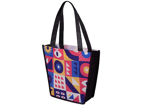 Сумка для шопинга с донной складкой и ручкой из нетканого PET материала - рис 4.