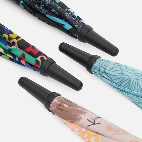 Зонт-трость Undercolor с полной запечаткой на заказ, с красными спицами - рис 4.