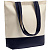 Холщовая сумка Shopaholic, темно-синяя - миниатюра