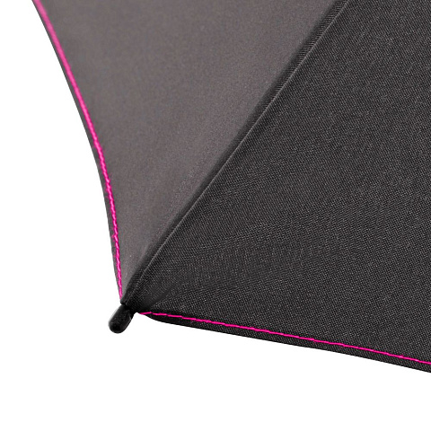 Зонт складной AOC Mini с цветными спицами, розовый - рис 6.