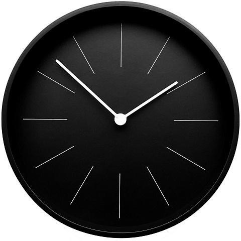 Часы настенные Berne, черные - рис 2.