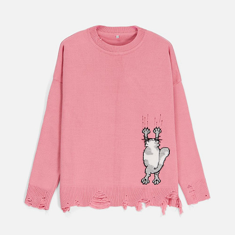 Джемпер Sharpick, розовый (фламинго) - рис 3.