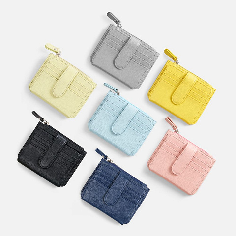 Картхолдер на молнии Unison, желтый - рис 8.