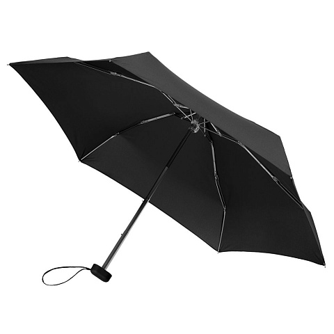 Зонт складной Five, черный, без футляра - рис 2.