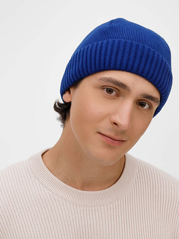 Шапка ComFleece, темно-синяя (кобальт) - рис 5.