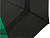 Джефф 30-дюймовый ветрозащитный зонт-трость, зеленый/черный - миниатюра - рис 4.