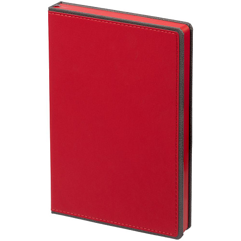 Ежедневник Frame, недатированный, красный с серым - рис 3.