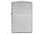 Зажигалка ZIPPO Classic с покрытием Chrome Arch, латунь/сталь, серебристая, матовая, 38x13x57 мм - миниатюра - рис 2.
