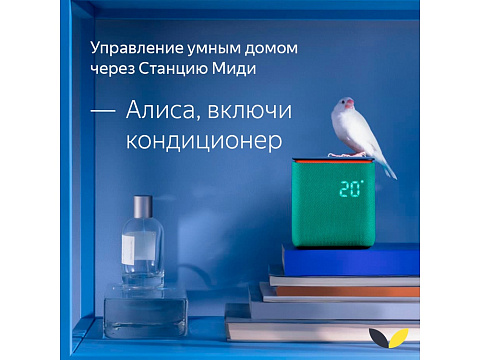 Умная колонка ЯНДЕКС Станция Миди с Алисой, с Zigbee, 24 Вт, цвет: серый (YNDX-00054GRY) - рис 4.