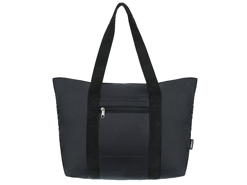 Сумка складная TORBER, черный, полиэстер, 48x33x12 см - рис 2.