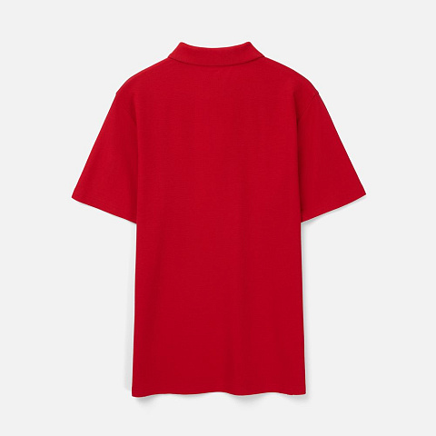 Рубашка поло унисекс Tervise, красная - рис 3.