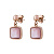 Серьги Куб SHELL ROSE - миниатюра - рис 2.