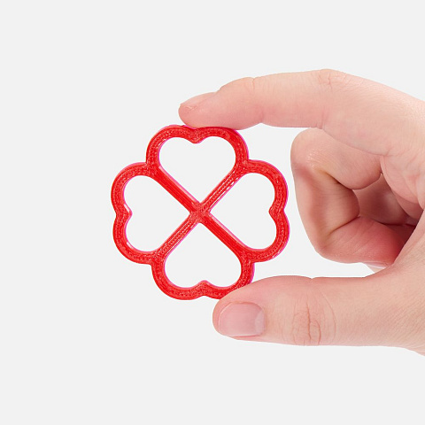 Подвеска Flora, 3D-печать на заказ, клевер - рис 3.