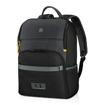 Рюкзак WENGER Move 16, чёрный, переработанный ПЭТ, 33 x 19 x 44 см, 22 л